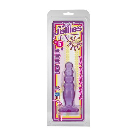 Doc Johnson Crystal Jellies Delight 12 cm - anatomiczny korek, rożowy Doc Johnson Crystal Jellies Delight 12 cm - anatomiczny korek, rożowy