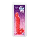 Doc Johnson Jelly Jewels 6" - model z przyssawką, kolor Ruby