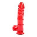 Doc Johnson Jelly Jewels 6" - model z przyssawką, kolor Ruby