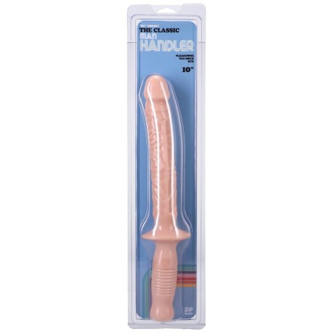 Doc Johnson Manhandler 14,5 PVC model z uchwytem czarny Doc Johnson Manhandler 14,5 PVC model z uchwytem czarny