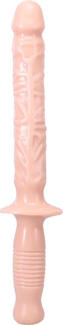 Doc Johnson Manhandler 14,5 PVC model z uchwytem czarny Doc Johnson Manhandler 14,5 PVC model z uchwytem czarny