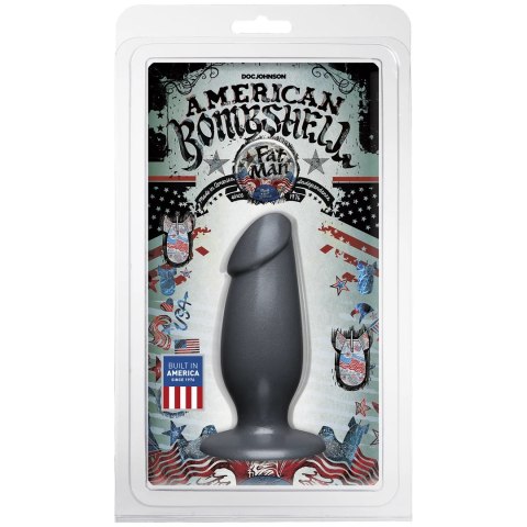 Doc Johnson Plug Gun Metal - anatomiczny model z szeroką podstawą Doc Johnson Plug Gun Metal - anatomiczny model z szeroką podstawą