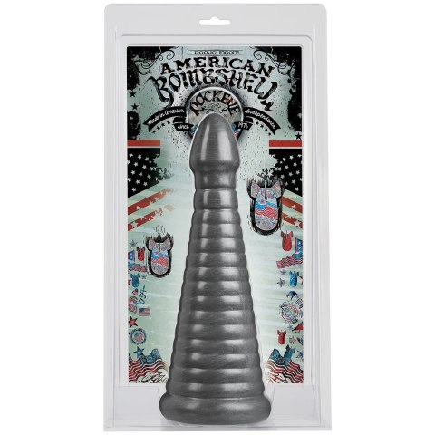 Doc Johnson Rockeye korek anatomiczny z PVC żebrowany 25,7 cm Doc Johnson Rockeye korek anatomiczny z PVC żebrowany 25,7 cm