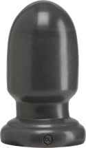 Doc Johnson Shellshock Mini - kompaktowy korek anatomiczny PVC Gun Metal
