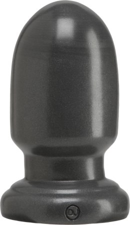 Doc Johnson Shellshock Mini - kompaktowy korek anatomiczny PVC Gun Metal