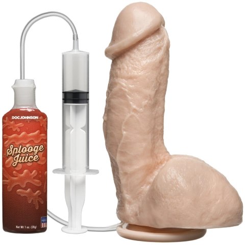 Doc Johnson Splash System 6'' model z efektem wytrysku, skora