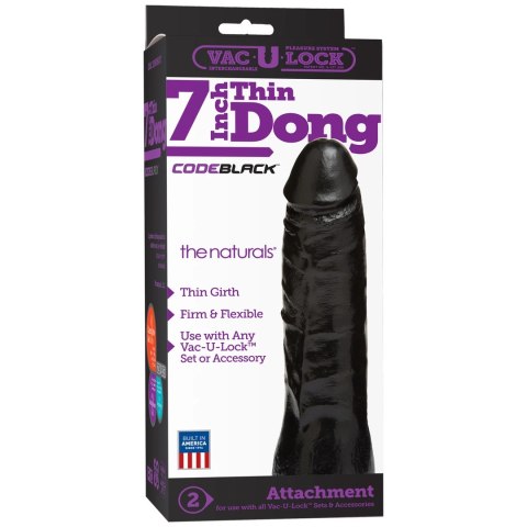 Doc Johnson Vac-U-Lock 7" - cienki anatomiczny model 18 cm Doc Johnson Vac-U-Lock 7" - cienki anatomiczny model 18 cm