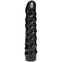 Doc Johnson Vac-U-Lock Czarny Model Spiralny 20 cm Bezpieczny materiał