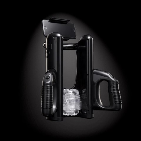 Fleshlight Quickshot Launch Czarna - Automatyczna maszyna intymna z uchwytem na telefon Fleshlight Quickshot Launch Czarna - Automatyczna maszyna intymna z uchwytem na telefon