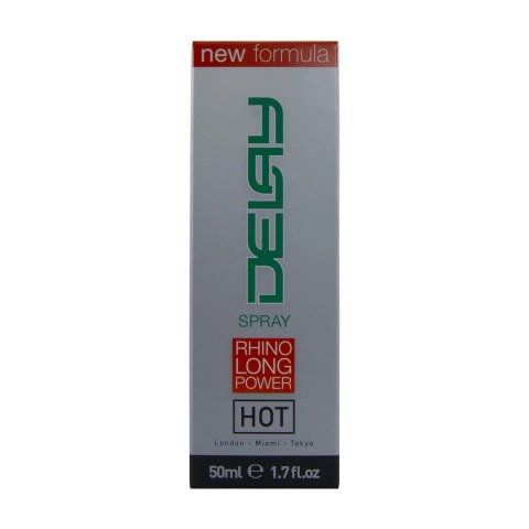 HOT Delay Spray 50 ml - Spray wydłużający czas aktywności dla mężczyzn HOT Delay Spray 50 ml - Spray wydłużający czas aktywności dla mężczyzn
