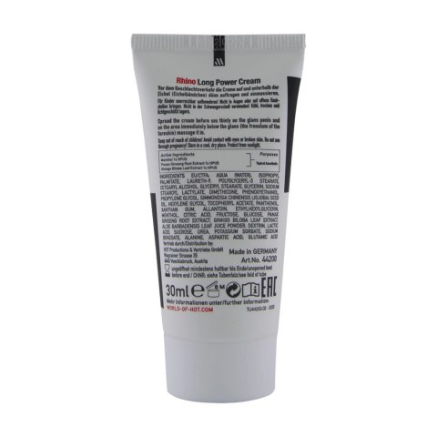 HOT Rhino Long Power Spray 30 ml - Formuła przedłużająca, dla mężczyzn HOT Rhino Long Power Spray 30 ml - Formuła przedłużająca, dla mężczyzn