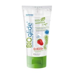 Joydivision BIOglide Lubrykant Wegański Truskawkowy 80 ml Naturalny