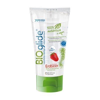 Joydivision BIOglide Lubrykant Wegański Truskawkowy 80 ml Naturalny Joydivision BIOglide Lubrykant Wegański Truskawkowy 80 ml Naturalny