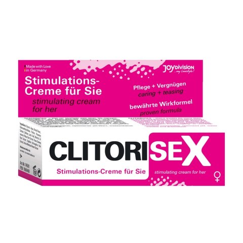 Joydivision CLITORISEX krem pielęgnacyjny do skory 40 ml Joydivision CLITORISEX krem pielęgnacyjny do skory 40 ml