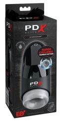 PDX Elite Hydrogasm Frosted Black - zaawansowana maszyna intymna, wodoodporna