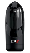 PDX Elite Hydrogasm Frosted Black - zaawansowana maszyna intymna, wodoodporna