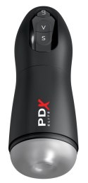 PDX Elite Suck-O-Matic Frosted Black - Automatyczna maszyna intymna 7 trybow