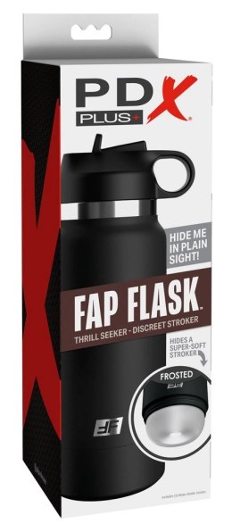 PDX Plus FapFlask Thrill Seeker - dyskretna maszyna intymna w formie butelki 24 cm
