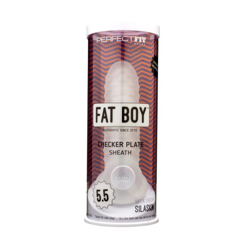 Perfect Fit Fat Boy Micro Rib Sheath 14 cm - osłona intymna SilaSkin Perfect Fit Fat Boy Micro Rib Sheath 14 cm - osłona intymna SilaSkin