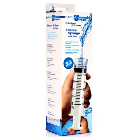 XR Brands CleanStream strzykawka higieniczna 300 ml z końcowką stożkową XR Brands CleanStream strzykawka higieniczna 300 ml z końcowką stożkową