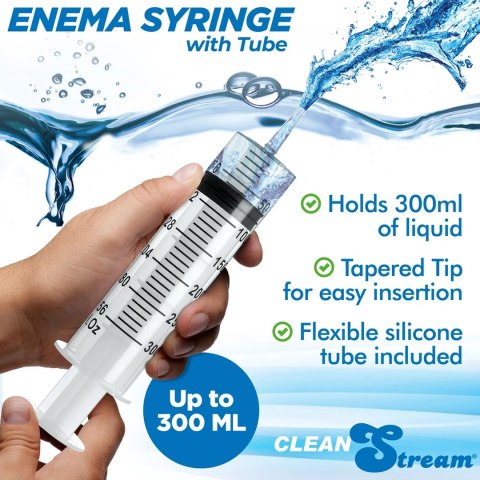 XR Brands CleanStream strzykawka higieniczna 300 ml z końcowką stożkową XR Brands CleanStream strzykawka higieniczna 300 ml z końcowką stożkową