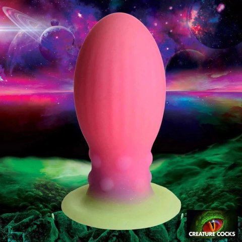 XR Brands Creature Cocks Jajko silikonowe XL świecące w ciemności XR Brands Creature Cocks Jajko silikonowe XL świecące w ciemności