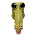 XR Brands Creature Cocks Silikonowy Model Fantazyjny Zielony z Oczami