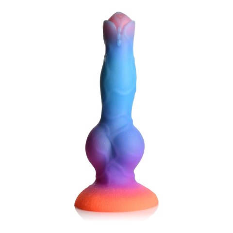 XR Brands Creature Cocks silikonowy model świecący w ciemności, kolorowy XR Brands Creature Cocks silikonowy model świecący w ciemności, kolorowy