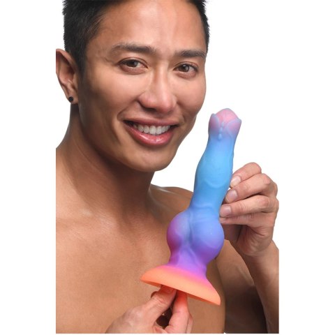 XR Brands Creature Cocks silikonowy model świecący w ciemności, kolorowy XR Brands Creature Cocks silikonowy model świecący w ciemności, kolorowy