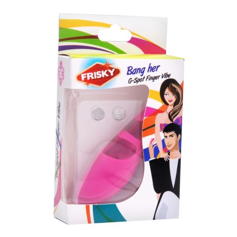 XR Brands Frisky Finger G silikonowy stymulator punktu G rożowy XR Brands Frisky Finger G silikonowy stymulator punktu G rożowy