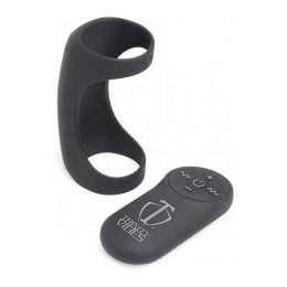 XR Brands G-Shaft silikonowy pierścień wibracyjny z pilotem IPX5 USB
