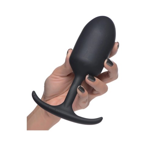 XR Brands Heavy Hitter Comfort Plug silikonowy, bardzo duży, z obciążnikiem XR Brands Heavy Hitter Comfort Plug silikonowy, bardzo duży, z obciążnikiem
