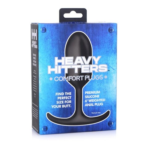 XR Brands Heavy Hitter duży korek analny z obciążeniem silikonowy XR Brands Heavy Hitter duży korek analny z obciążeniem silikonowy