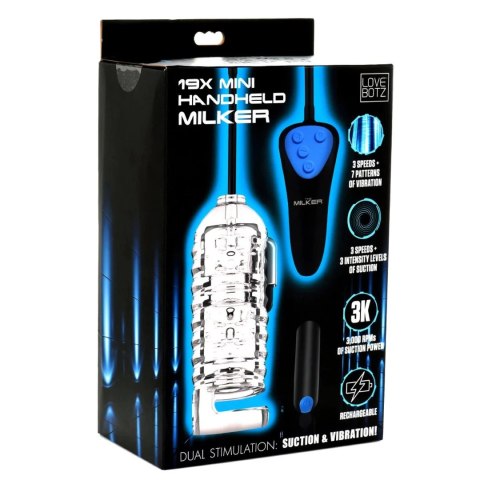 XR Brands Mini ręczna pompa intymna z wibracją i regulacją ssania XR Brands Mini ręczna pompa intymna z wibracją i regulacją ssania