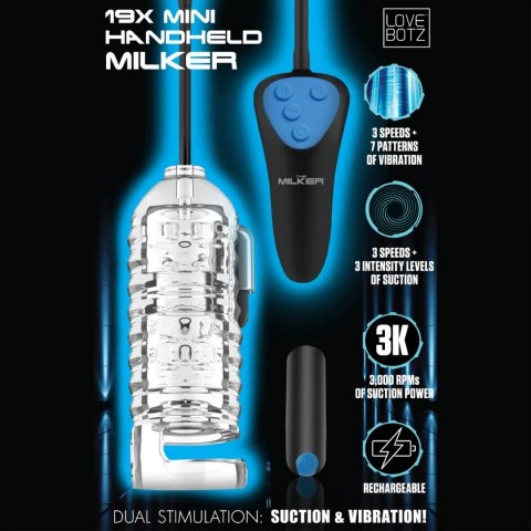 XR Brands Mini ręczna pompa intymna z wibracją i regulacją ssania XR Brands Mini ręczna pompa intymna z wibracją i regulacją ssania