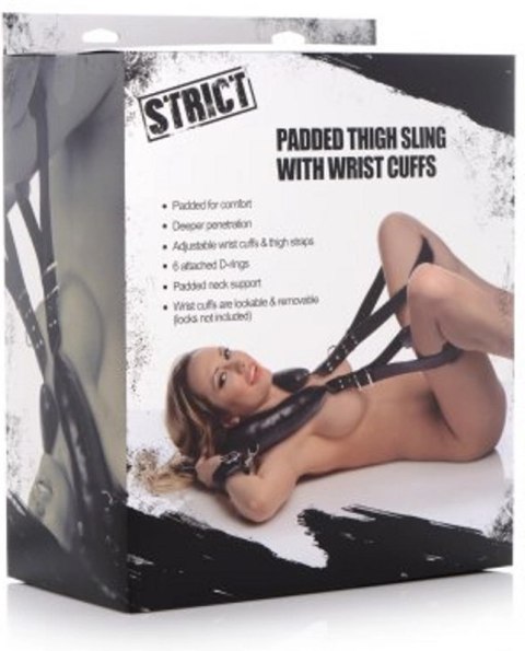 XR Brands Padded Thigh Strap z mankietami - wyściełany system regulacji XR Brands Padded Thigh Strap z mankietami - wyściełany system regulacji