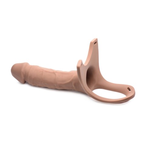 XR Brands Silicone Hollow System z paskiem regulowanym, jasny XR Brands Silicone Hollow System z paskiem regulowanym, jasny