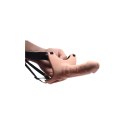 XR Brands Silicone Hollow System z paskiem regulowanym, jasny