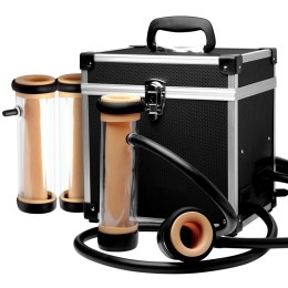 XR Brands Super Milker Deluxe - Automatyczna maszyna intymna 4-cylindrowa