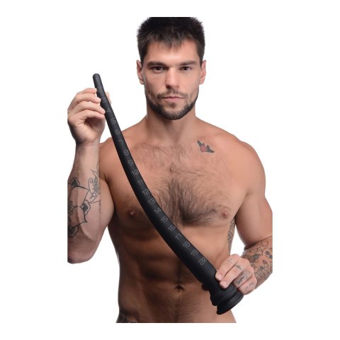 XR Brands Wąż silikonowy stożkowy strukturalny 56cm z przyssawką XR Brands Wąż silikonowy stożkowy strukturalny 56cm z przyssawką