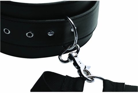 XR Brands uprząż regulowana z kajdankami czarna system pozycyjny XR Brands uprząż regulowana z kajdankami czarna system pozycyjny