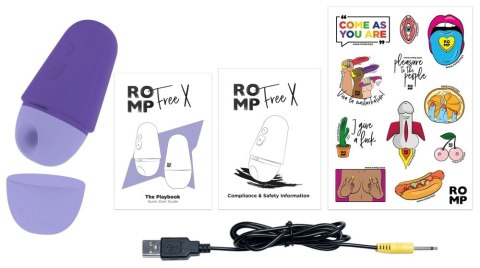 ROMP Free X - Kompaktowy model z falami powietrza, wodoodporny, ładowalny ROMP Free X - Kompaktowy model z falami powietrza, wodoodporny, ładowalny