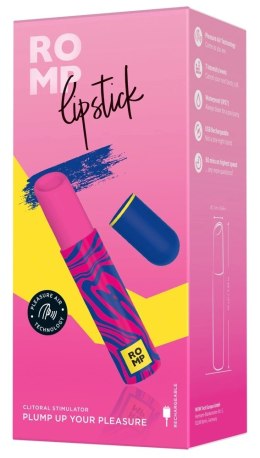 ROMP Lipstick Mini - Dyskretna maszyna intymna w formie szminki, 10 cm
