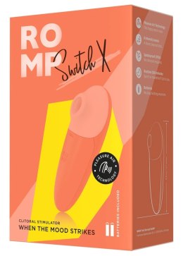 ROMP Switch X - Wibrujący Aparat Powietrzny, 6 trybow, silikonowy, fioletowy