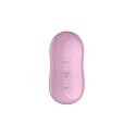 Satisfyer Cotton Candy - wibrator pulsacyjny, podwojny, rożowy, IPX7
