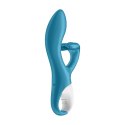 Satisfyer Embrace Me model podwojny, elastyczny uchwyt, silikon IPX7
