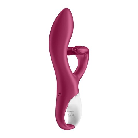 Satisfyer Embrace Me - podwojny model z elastycznym uchwytem, silikonowy Satisfyer Embrace Me - podwojny model z elastycznym uchwytem, silikonowy