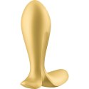 Satisfyer Intensity - Korek silikonowy z wibracją Bluetooth, wodoodporny