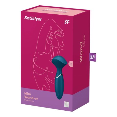 Satisfyer Mini Wand-er - Kompaktowy masażer silikonowy, 12 trybow Satisfyer Mini Wand-er - Kompaktowy masażer silikonowy, 12 trybow