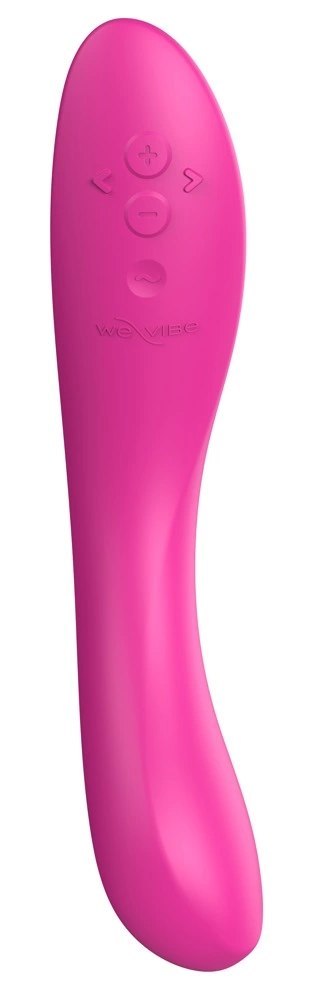We-Vibe Rave 2 Fuchsia - Wibrator punktu G z aplikacją, ładowalny We-Vibe Rave 2 Fuchsia - Wibrator punktu G z aplikacją, ładowalny